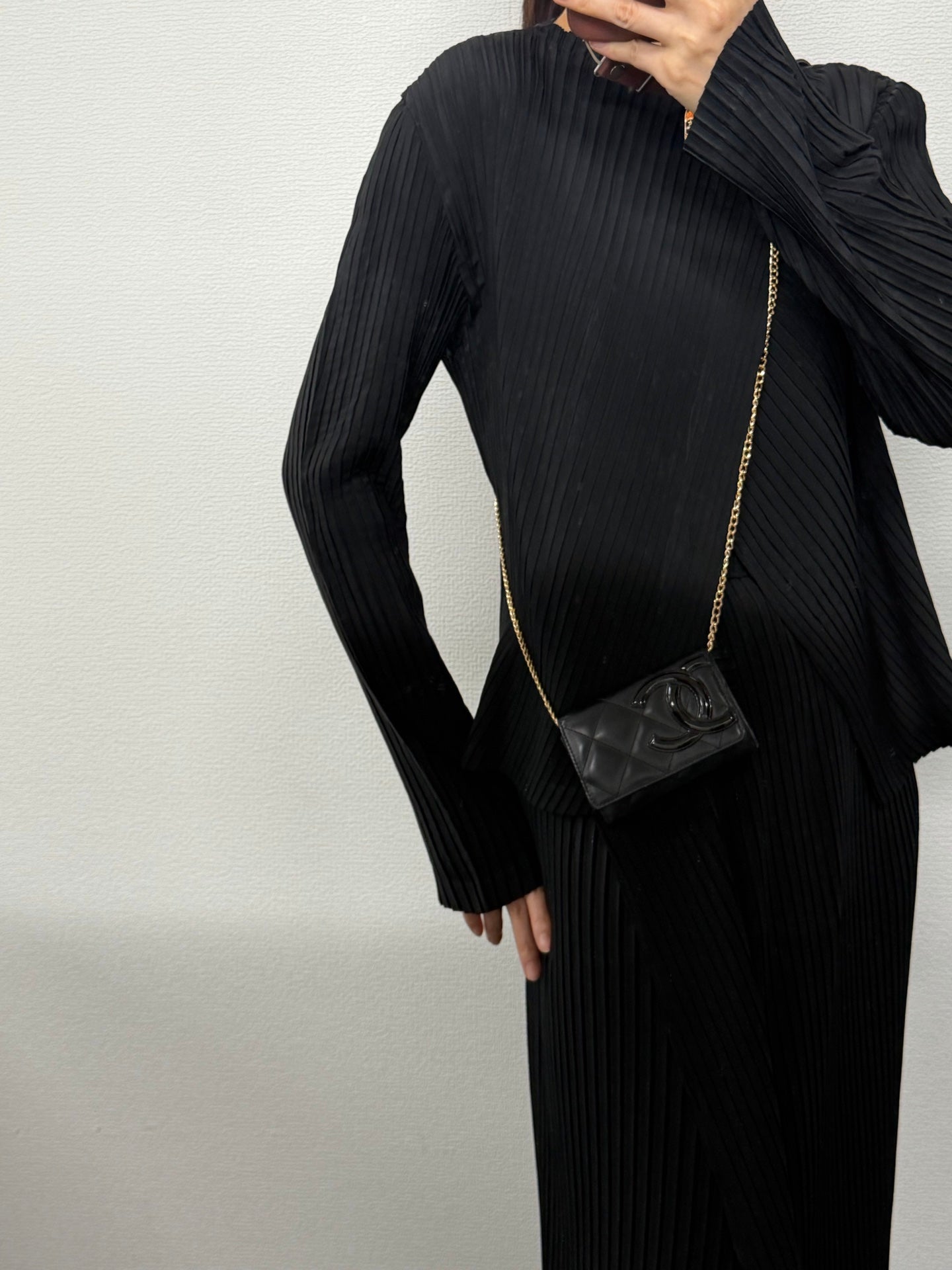 CHANEL Cambon Trifold Wallet
