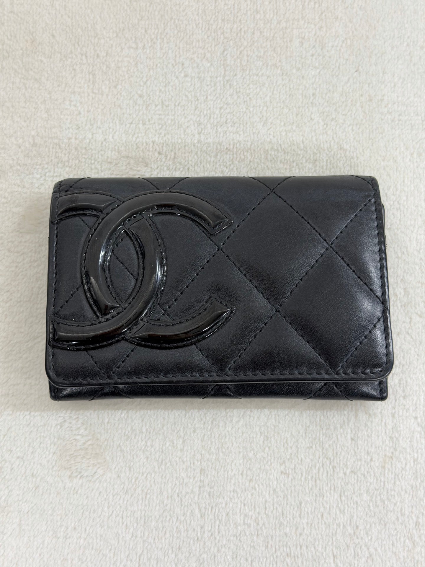 CHANEL Cambon Trifold Wallet