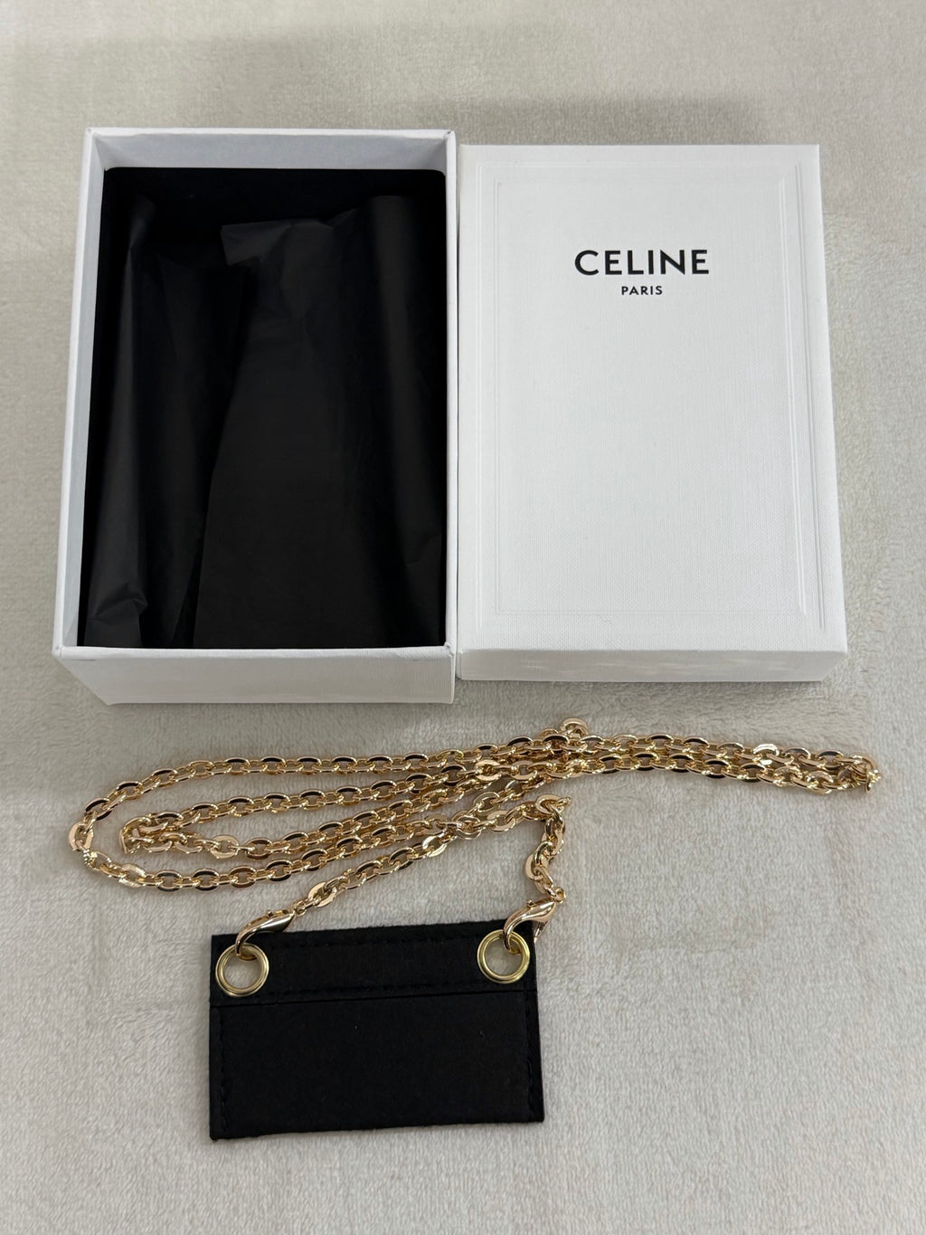 CELINE Leather Bifold wallet