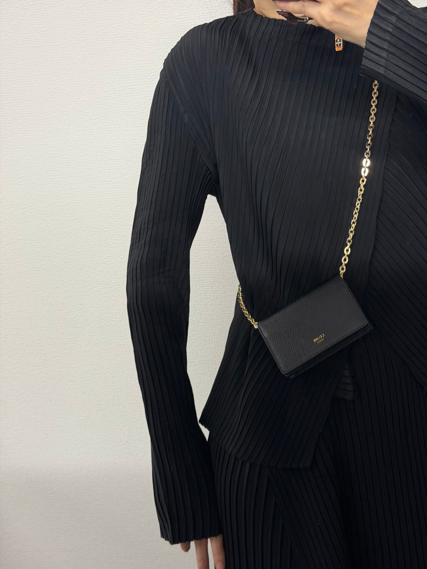 CELINE Leather Bifold wallet