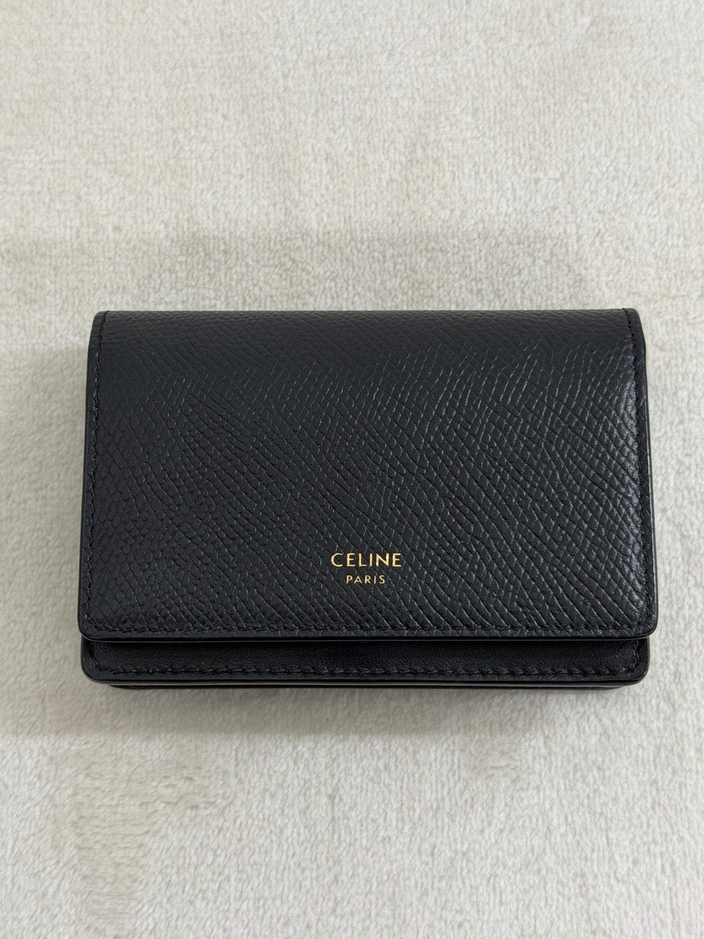 CELINE Leather Bifold wallet