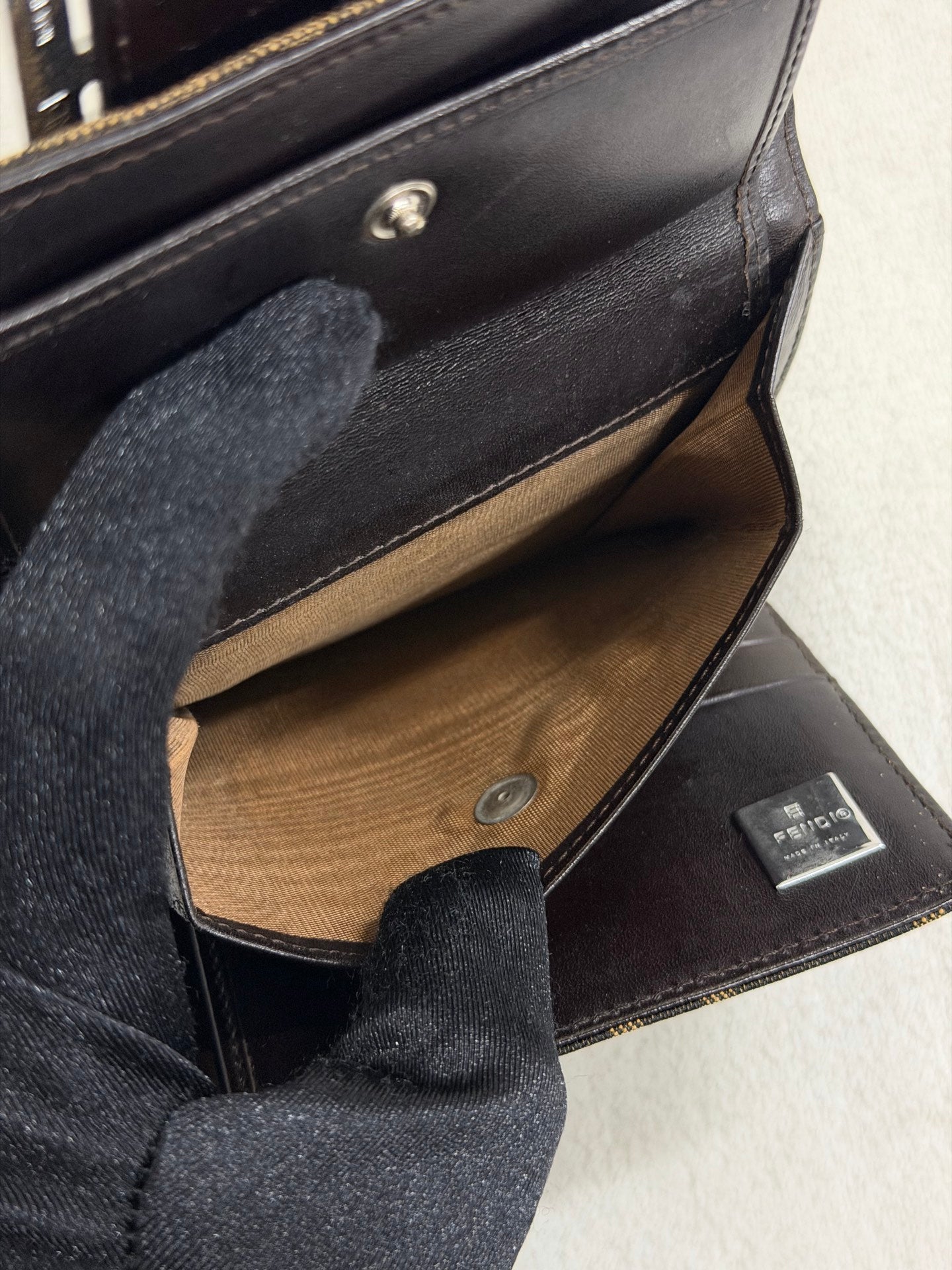 FENDI Zucca Trifold wallet