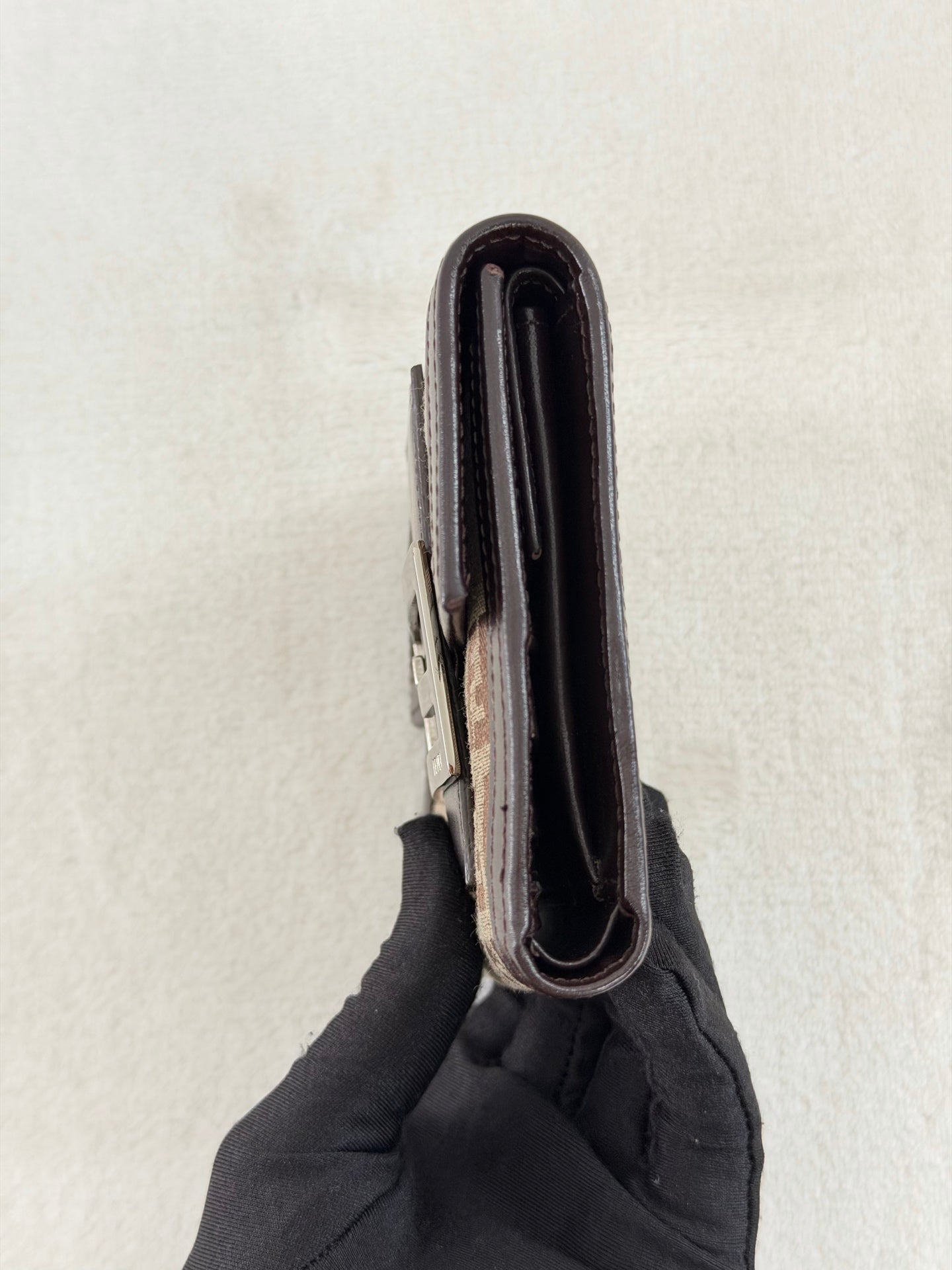 FENDI Zucchino Trifold Wallet