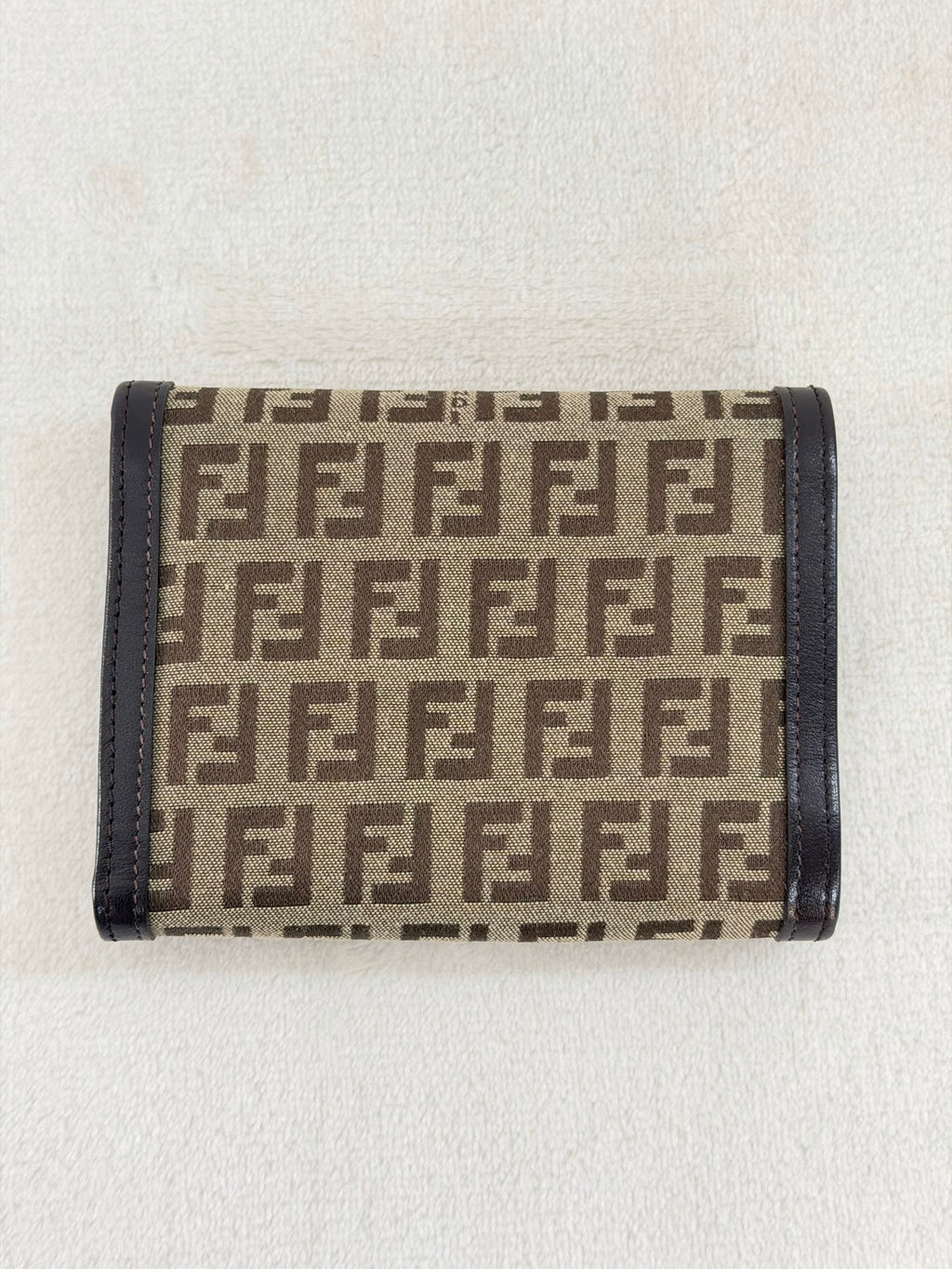 FENDI Zucchino Trifold Wallet