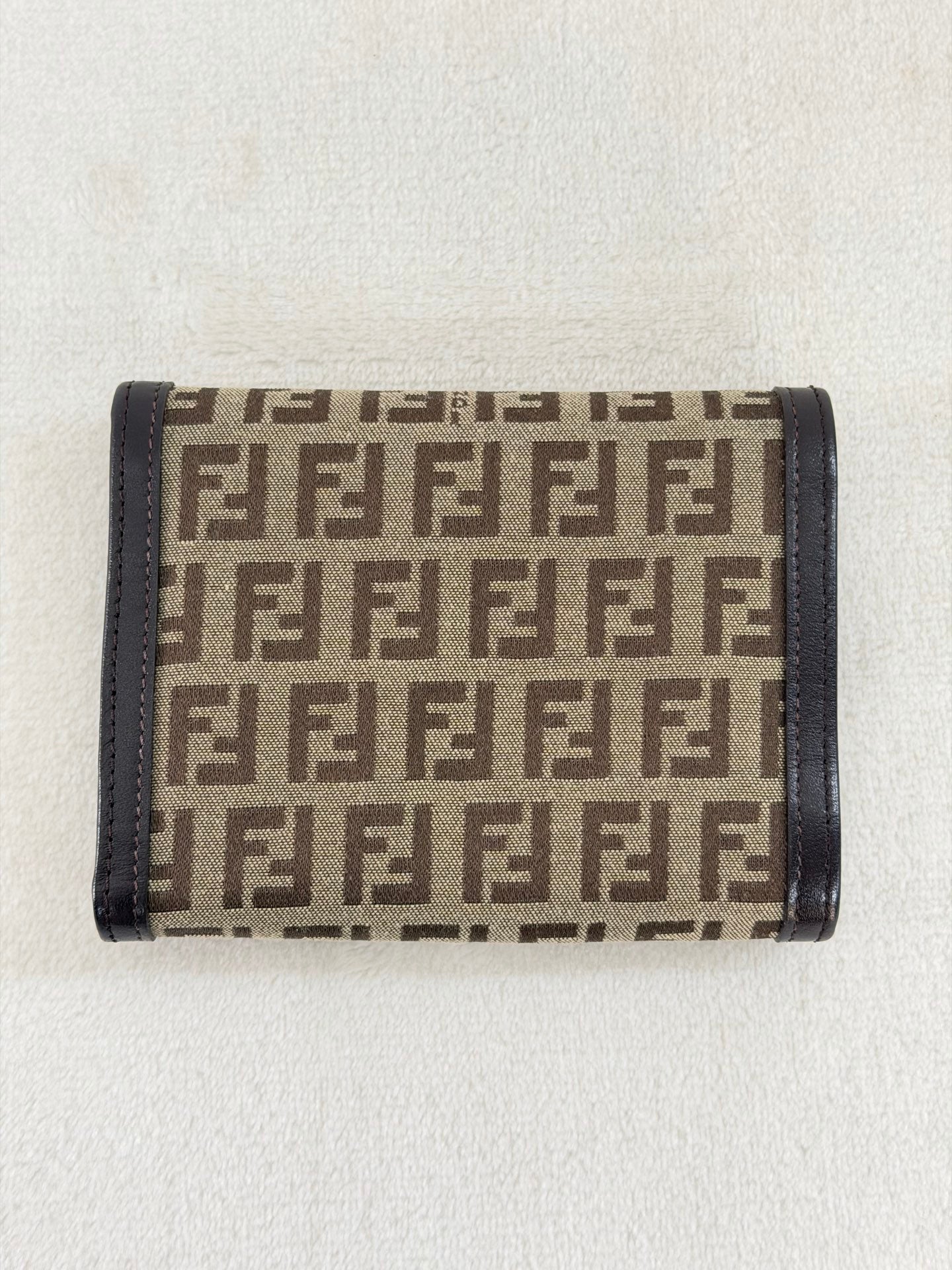 FENDI Zucchino Trifold Wallet