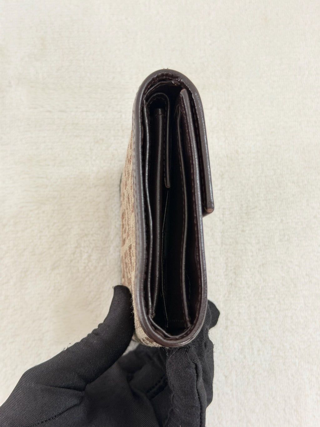 FENDI Zucchino Trifold Wallet