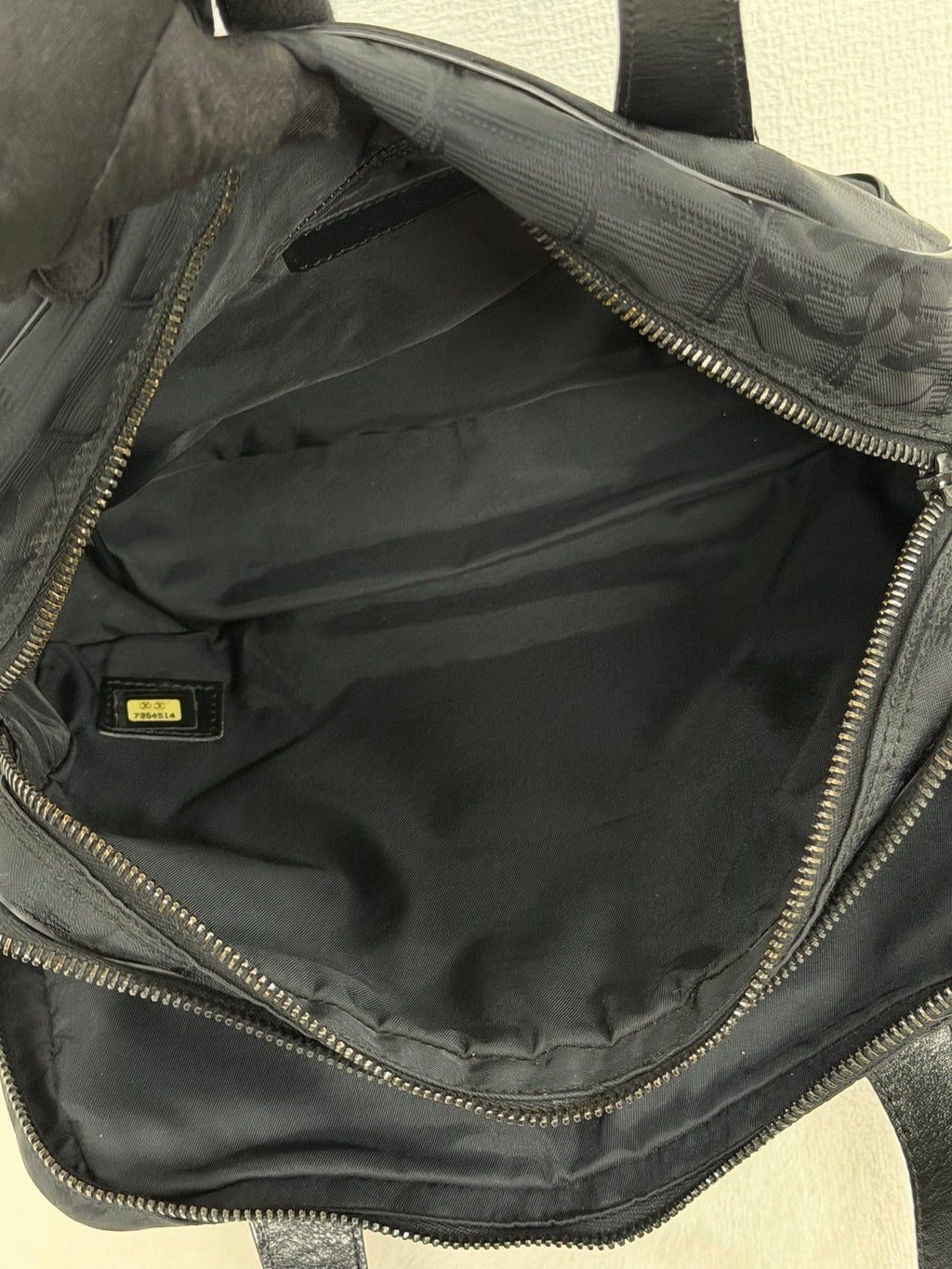 CHANEL Travel Line 2way Handbag
