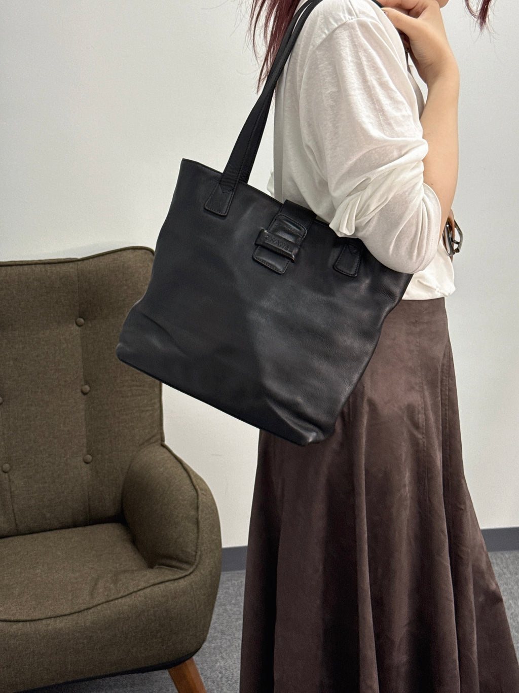 CHANEL Leather Totebag