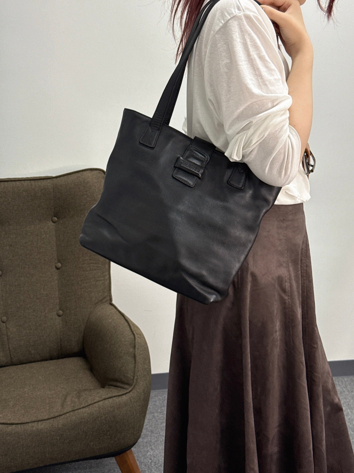 CHANEL Leather Totebag