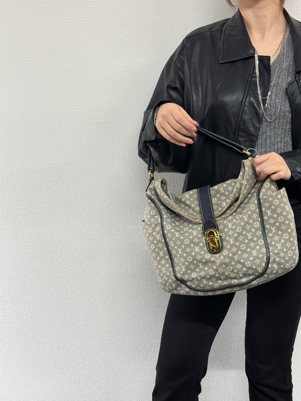 LOUIS VUITTON Monogram Denim Shoulderbag