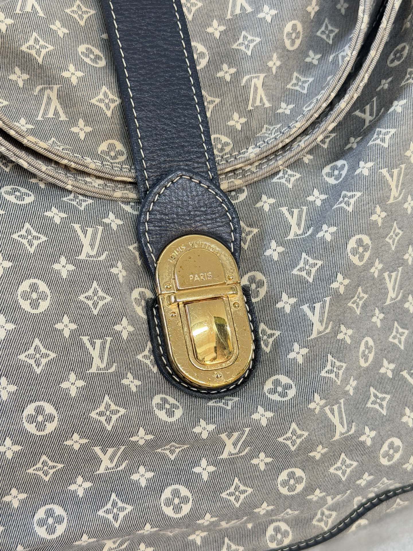 LOUIS VUITTON Monogram Denim Shoulderbag