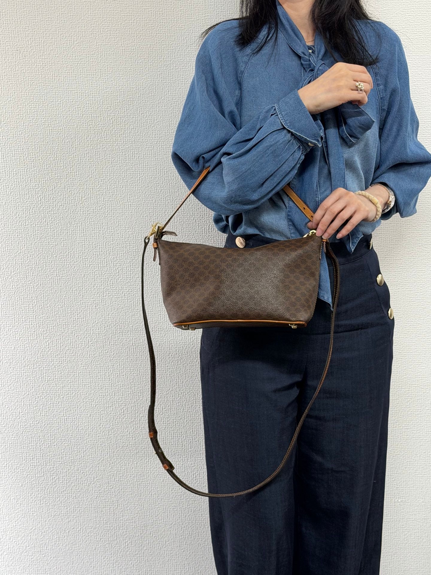 CELINE Macadam  2WAY Hobo bag