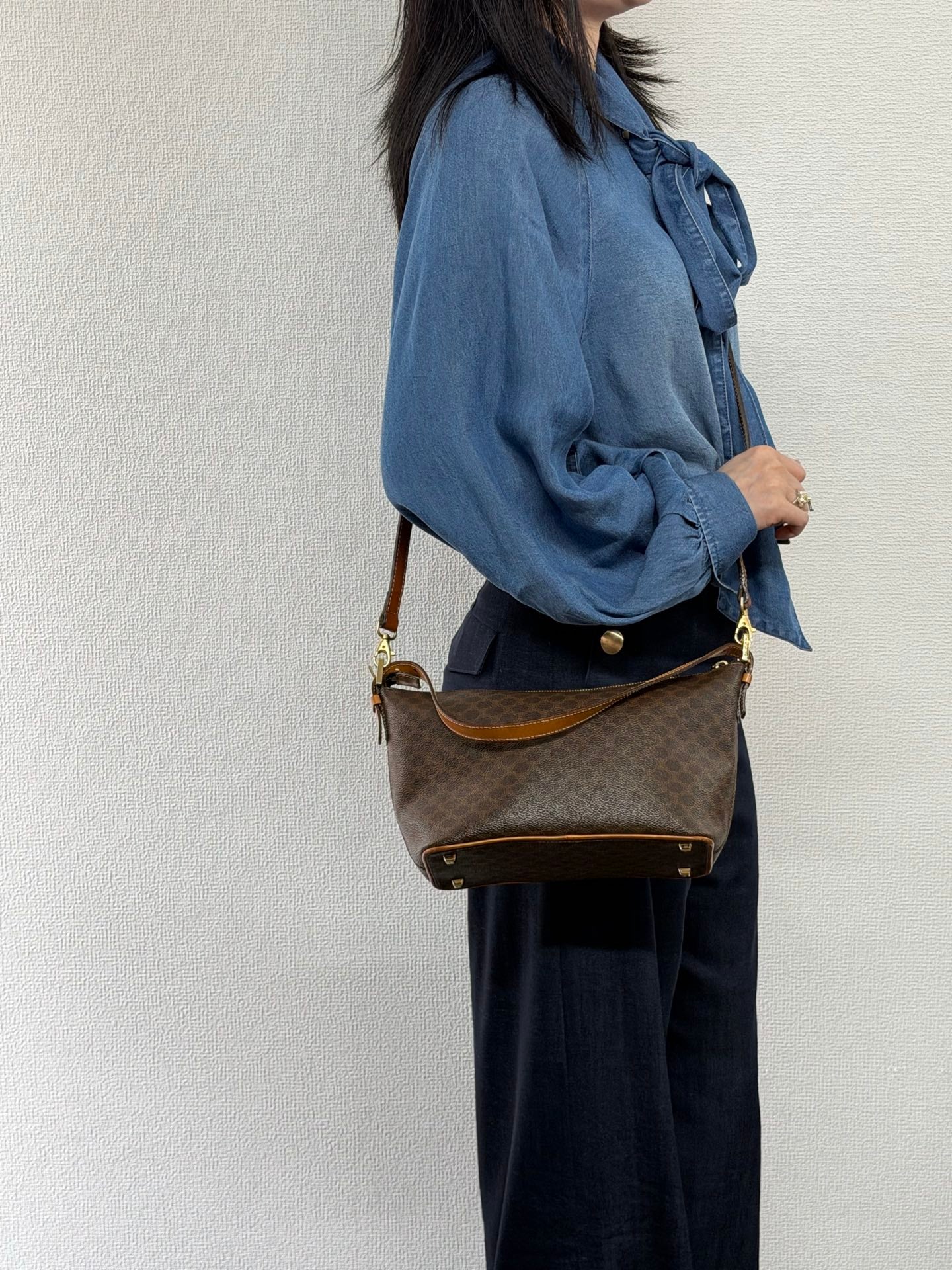 CELINE Macadam  2WAY Hobo bag