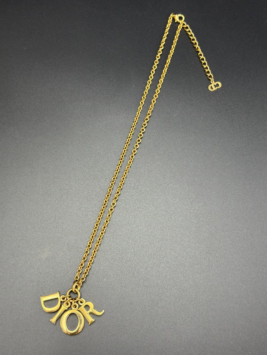 CHRISTIAN DIOR  Dior  Logo Necklace
