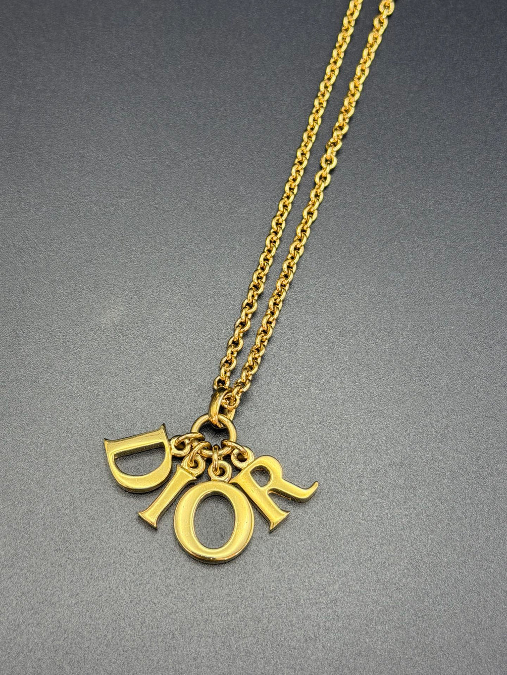 CHRISTIAN DIOR  Dior  Logo Necklace