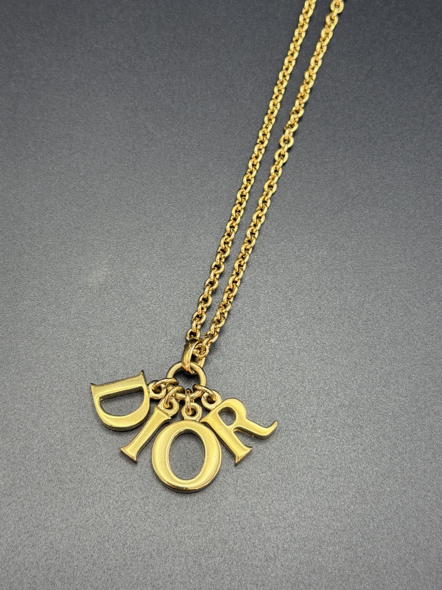CHRISTIAN DIOR  Dior  Logo Necklace