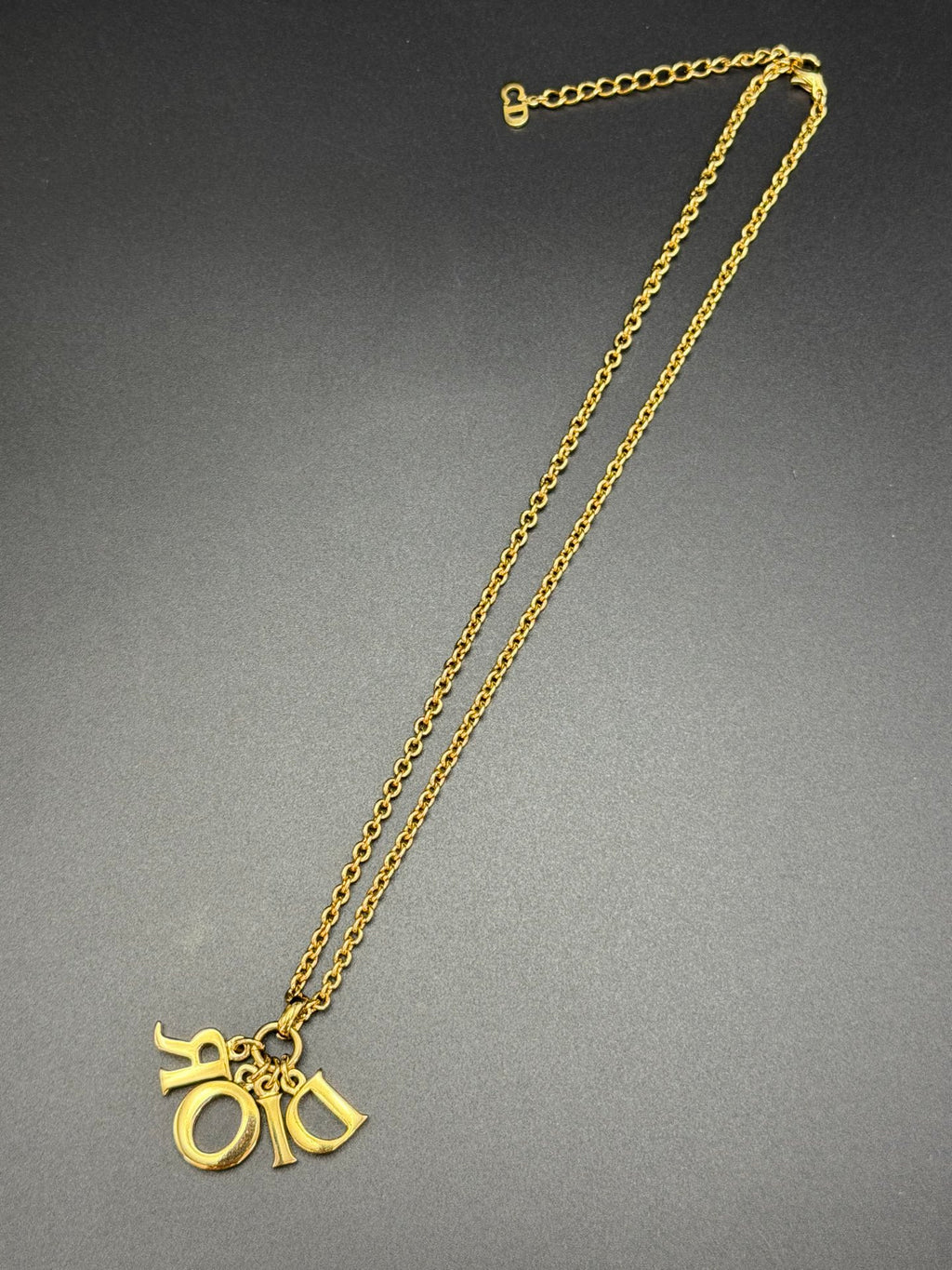 CHRISTIAN DIOR  Dior  Logo Necklace