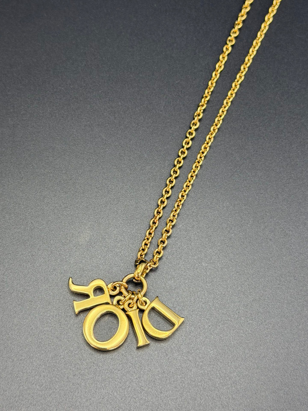 CHRISTIAN DIOR  Dior  Logo Necklace