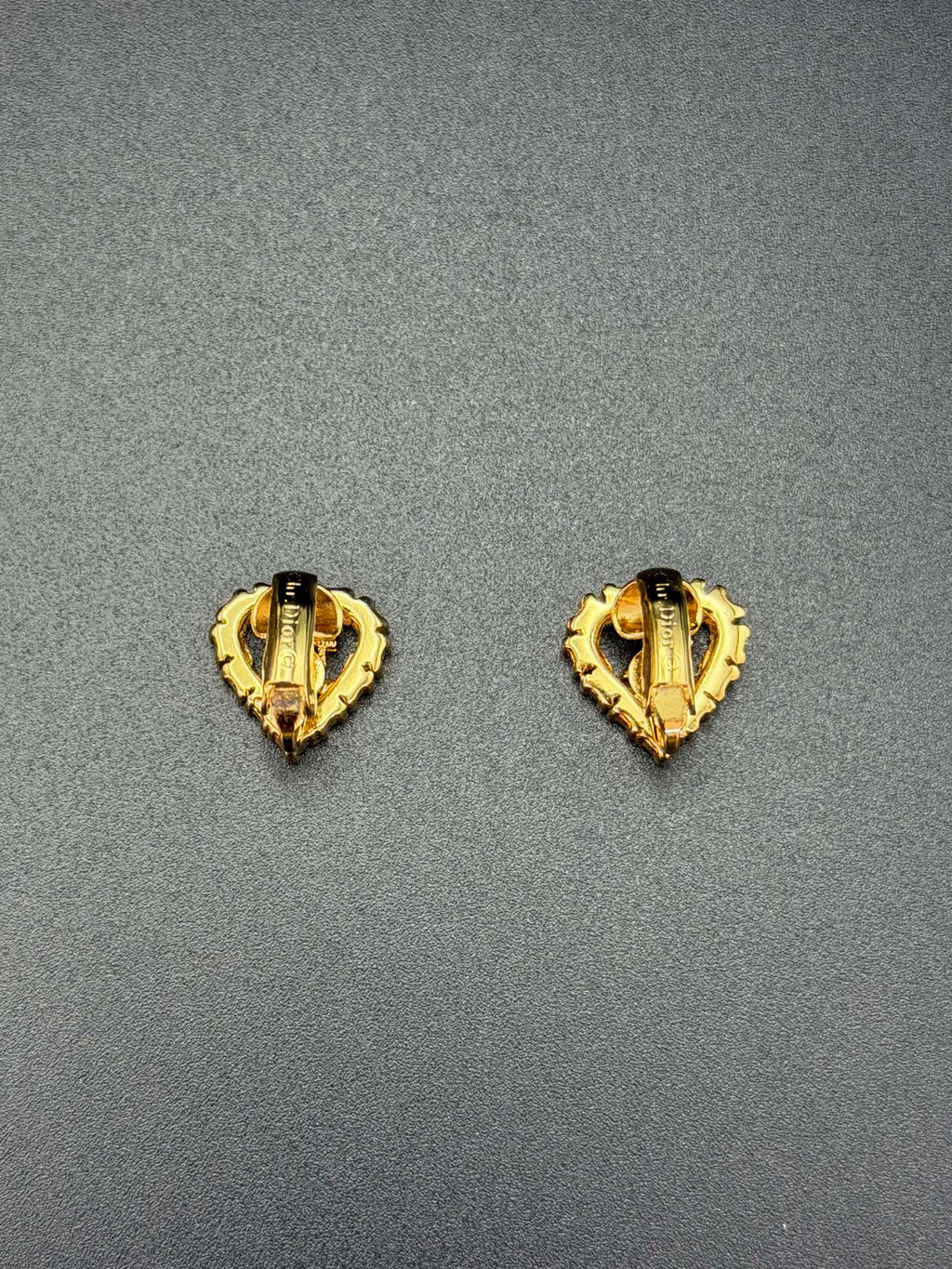 CHRISTIAN DIOR Heart-Shaped Earring