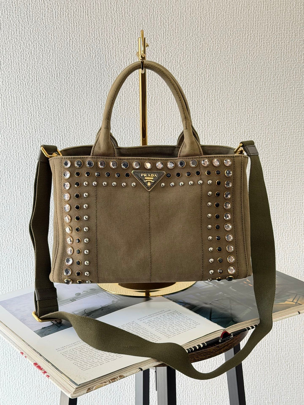 PRADA Canvas 2way Shoulderbag