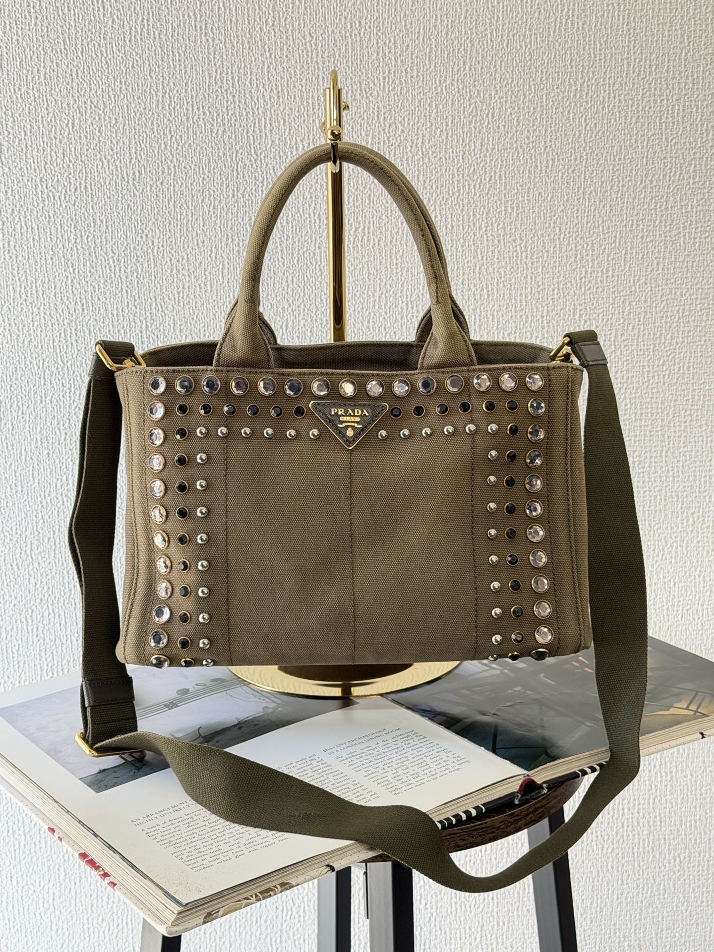 PRADA Canvas 2way Shoulderbag