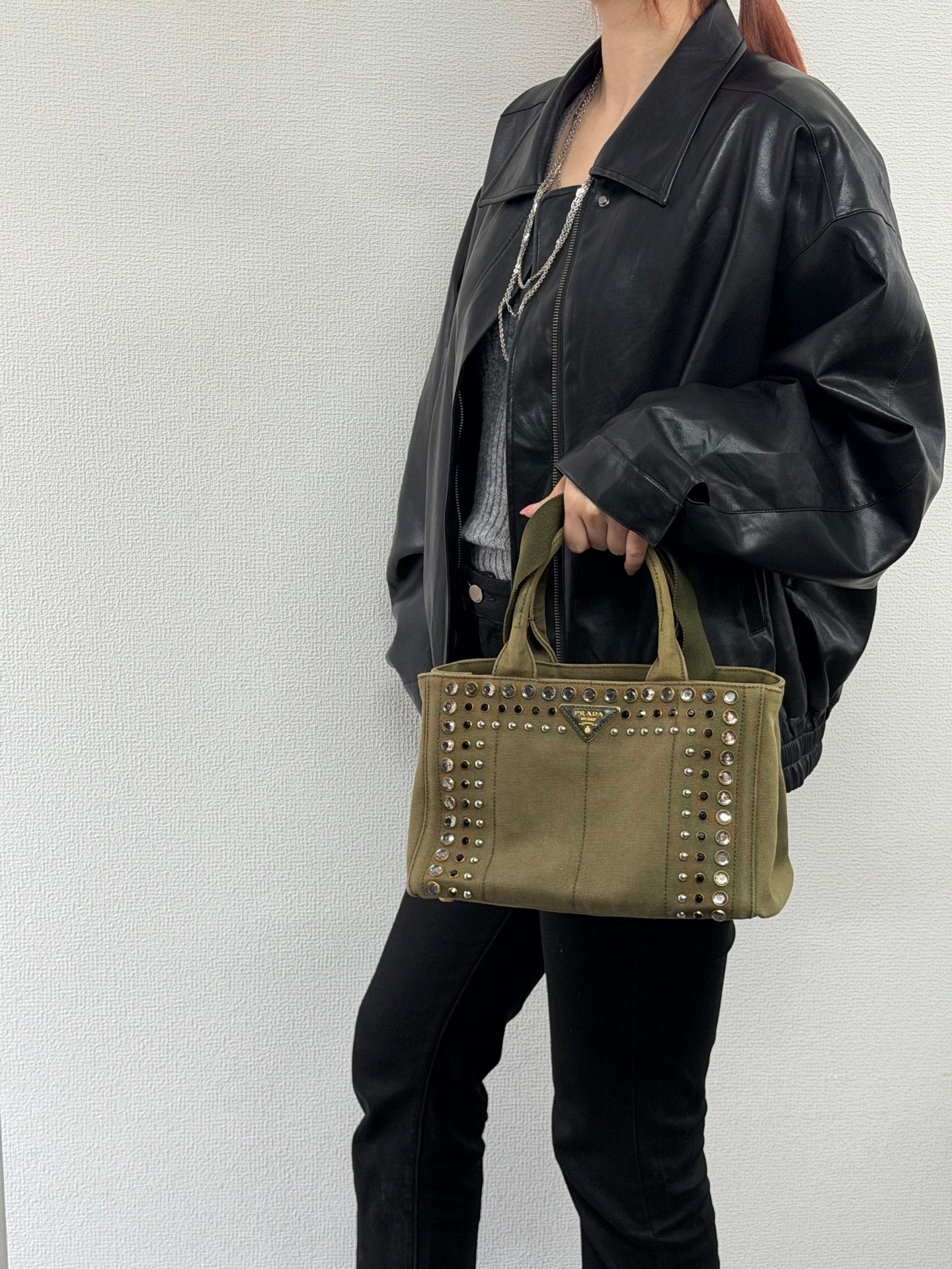 PRADA Canvas 2way Shoulderbag