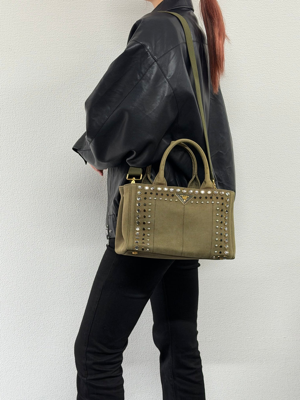 PRADA Canvas 2way Shoulderbag