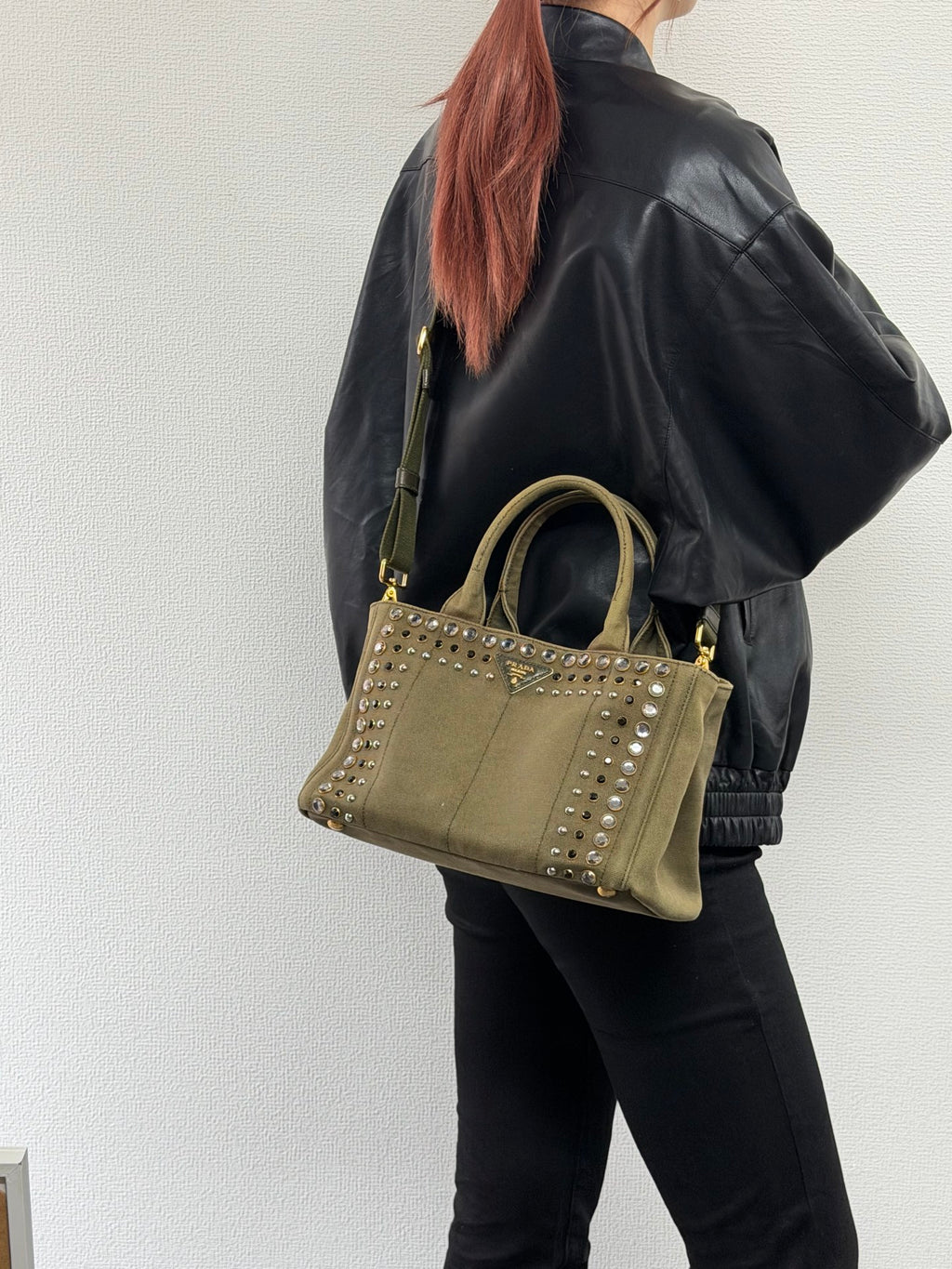 PRADA Canvas 2way Shoulderbag