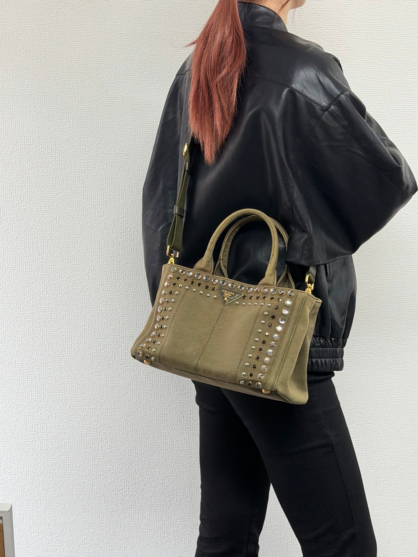 PRADA Canvas 2way Shoulderbag