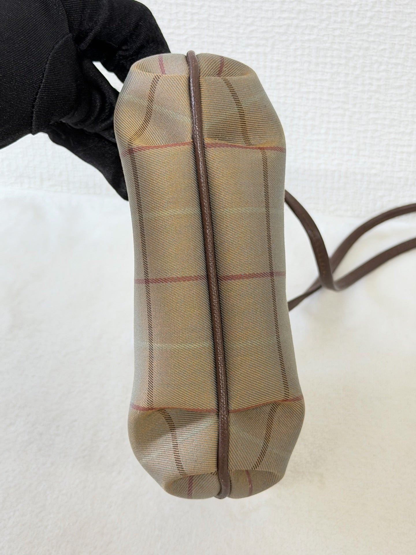 BURBERRY Kiss-Lock Check pattern Shoulderbag