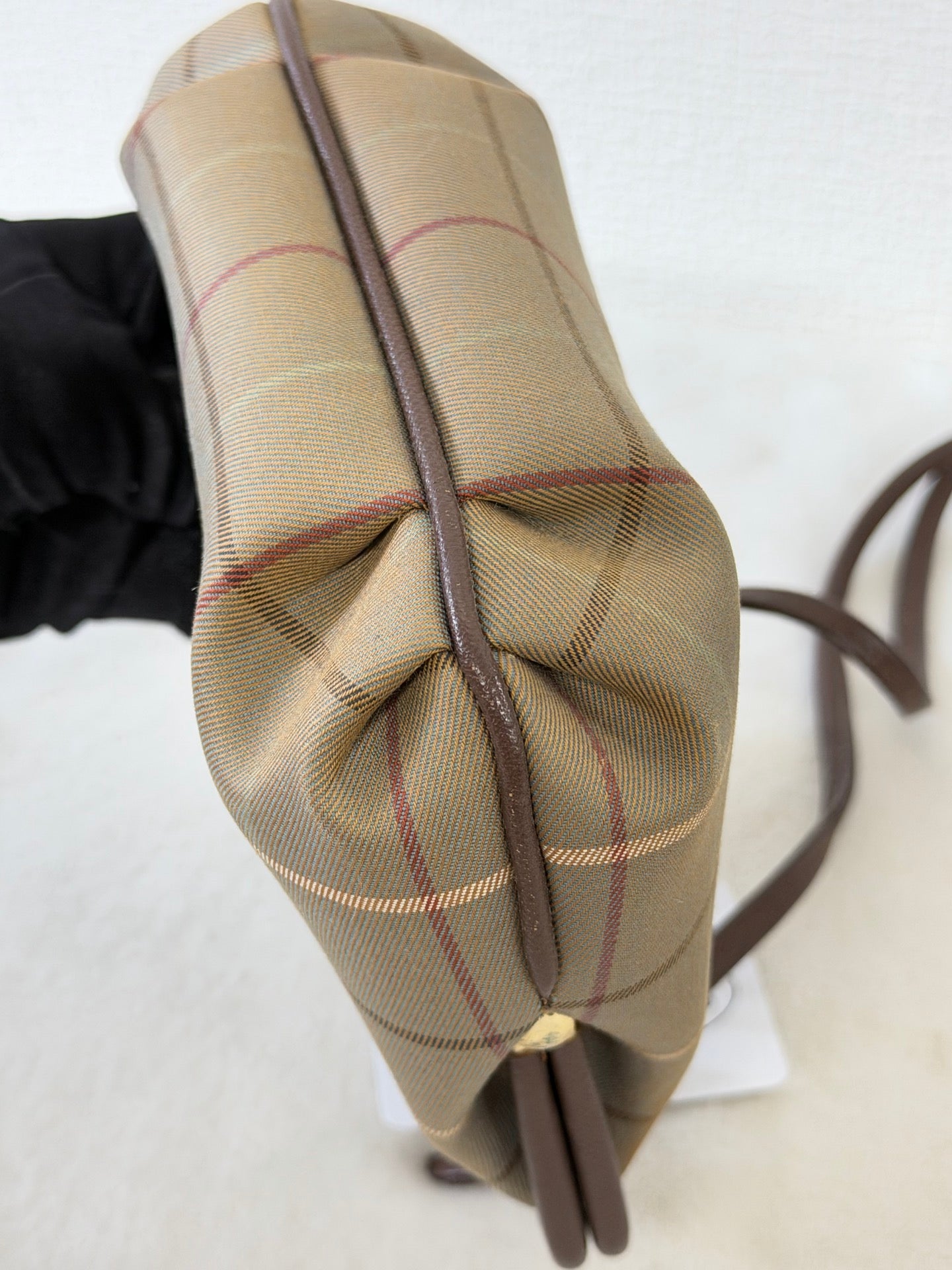 BURBERRY Kiss-Lock Check pattern Shoulderbag