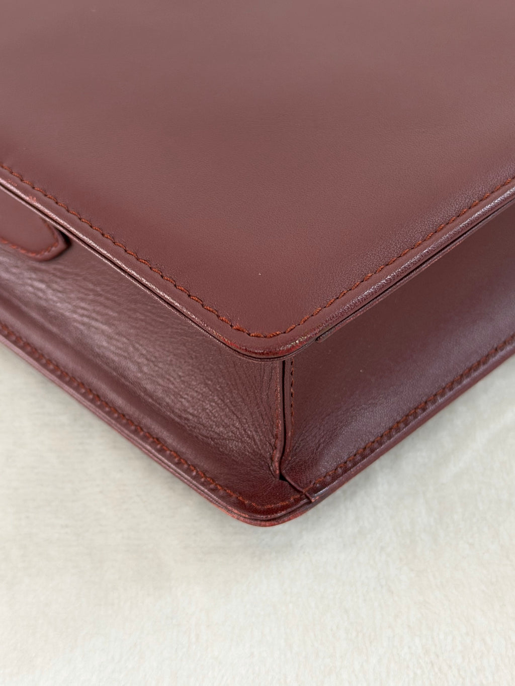 CARTIER Leather Massenger Crossbody Bag