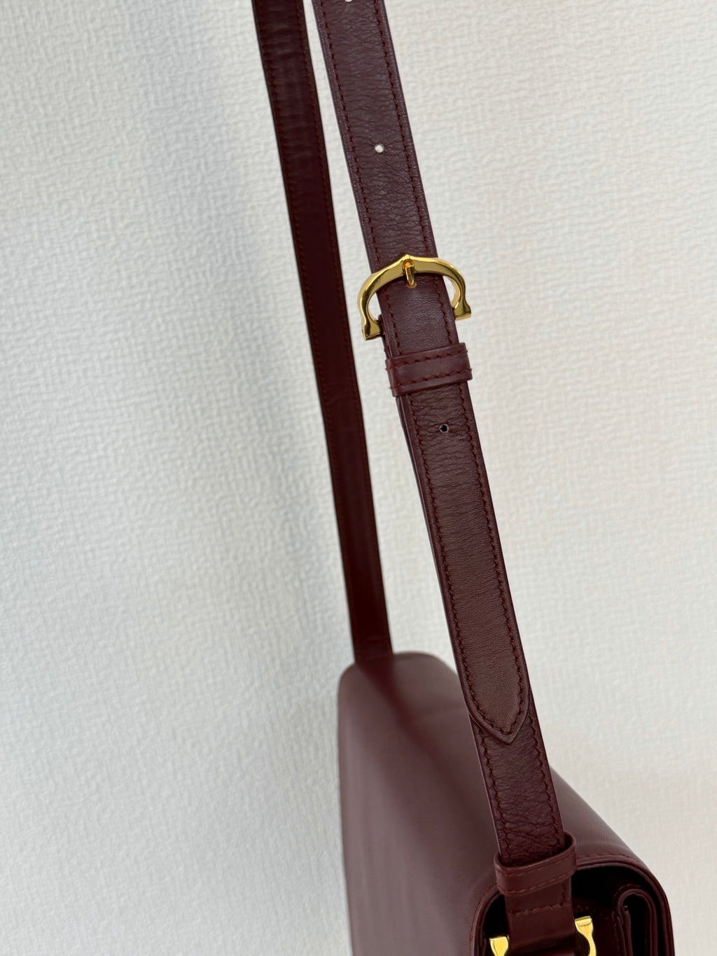 CARTIER Leather Massenger Crossbody Bag