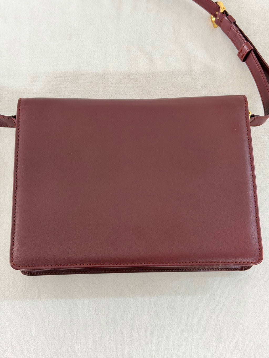 CARTIER Leather Massenger Crossbody Bag