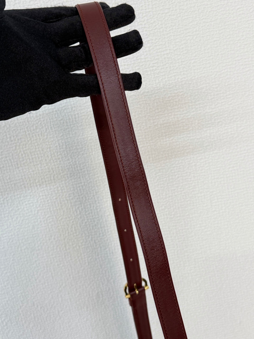 CARTIER Leather Massenger Crossbody Bag