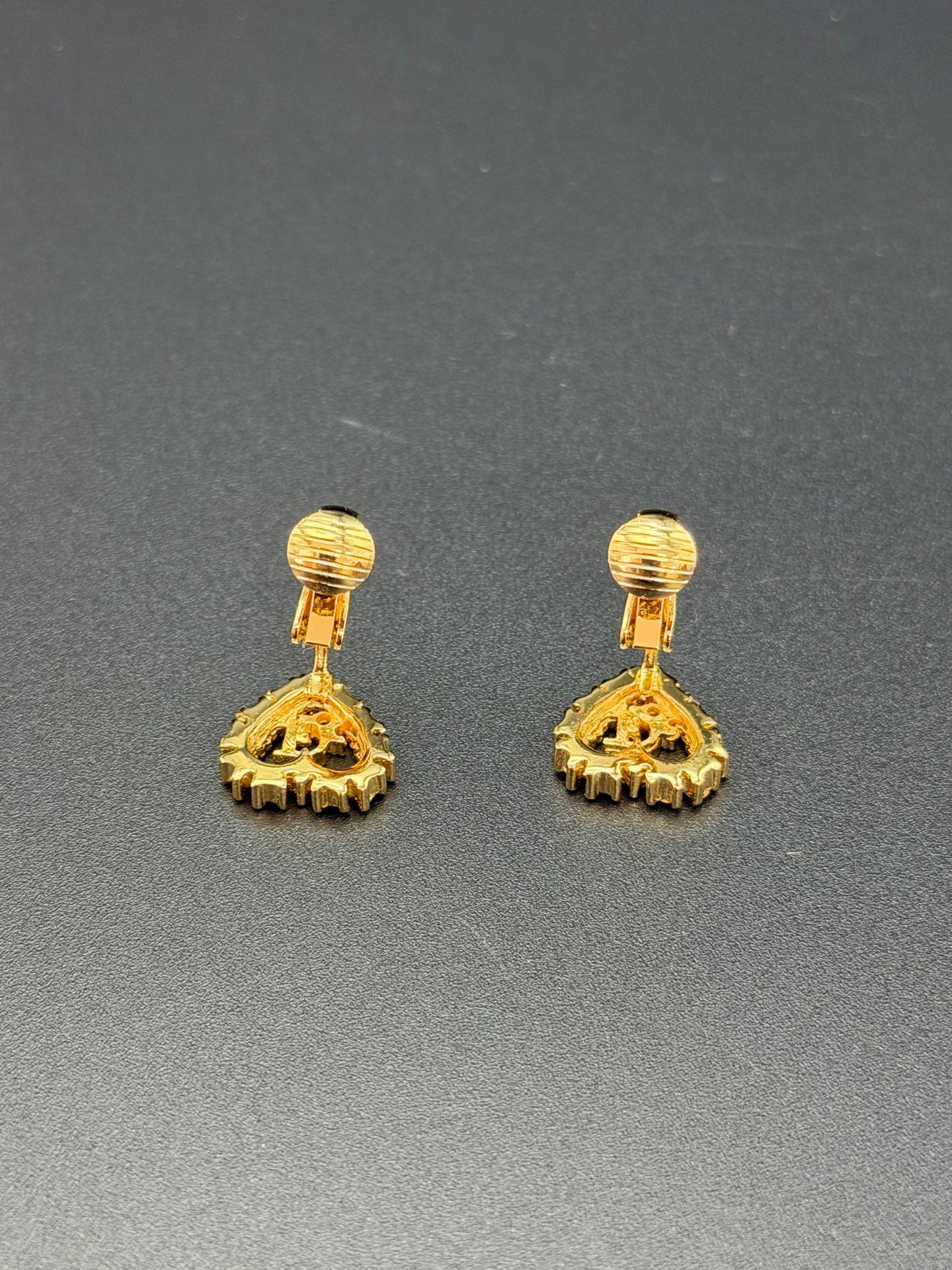 CHRISTIAN DIOR Heart-shaped Earring /Necklace Set