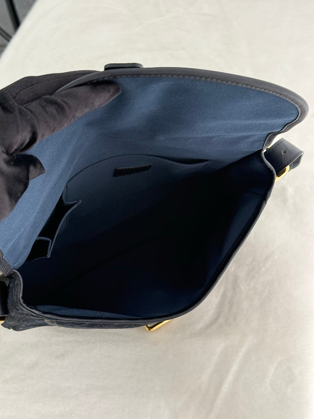 LOUIS VUITTON Monogram Denim Massenger Shoulderbag