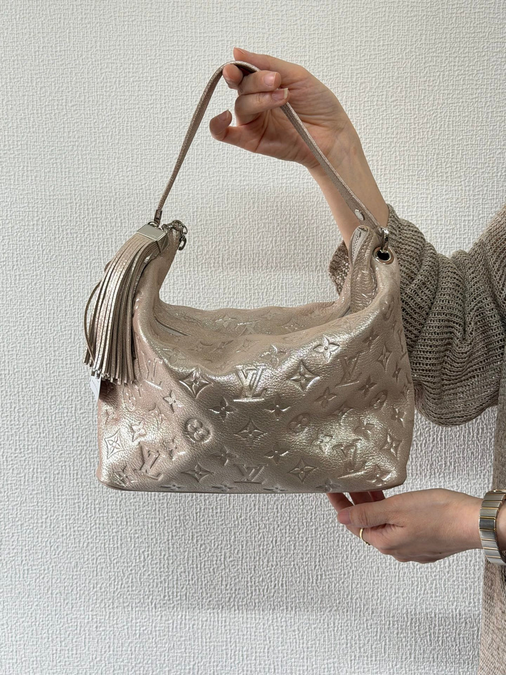 LOUIS VUITTON  Limited Edition Monogram Shimmer Halo Bag