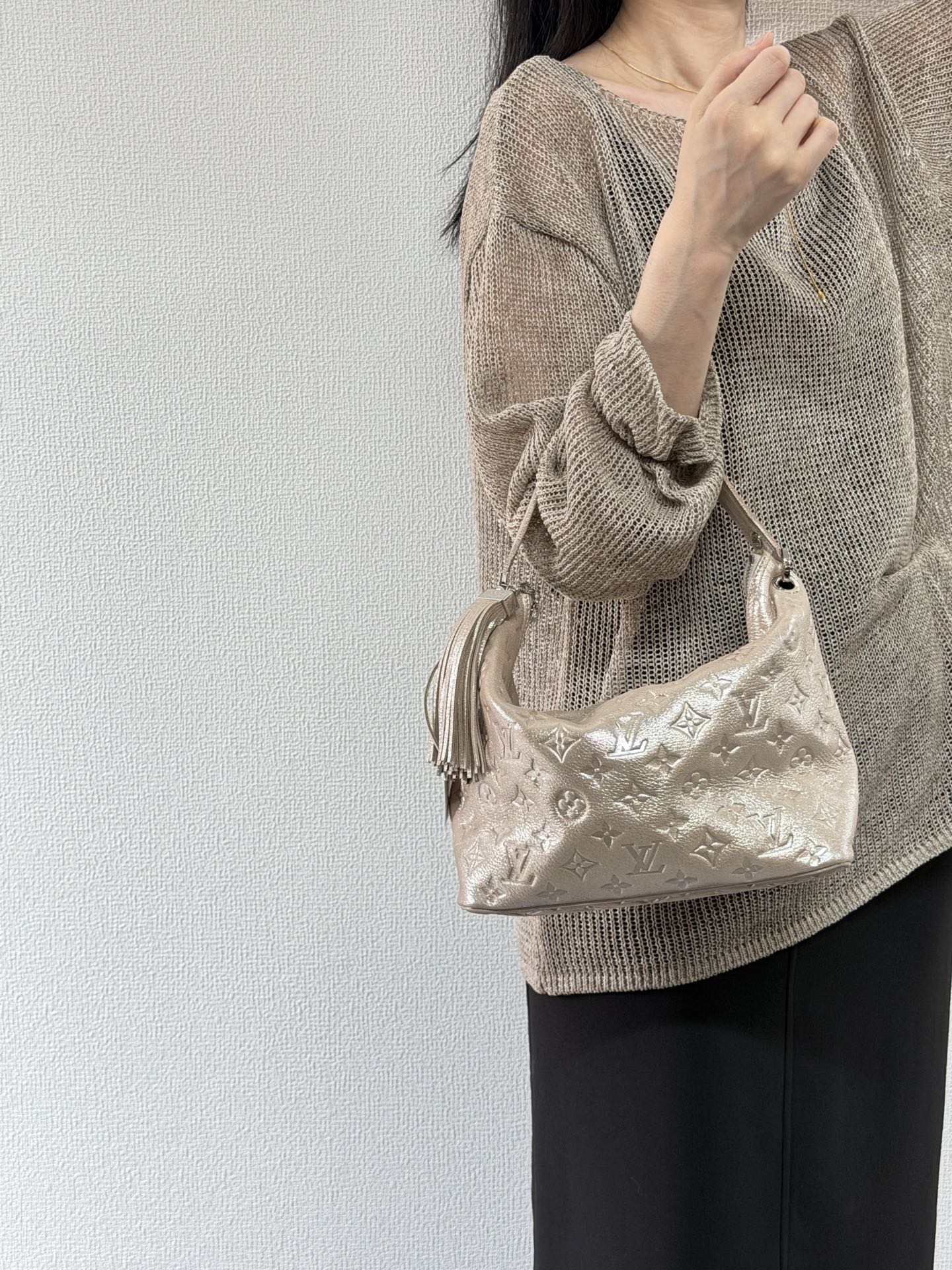 LOUIS VUITTON  Limited Edition Monogram Shimmer Halo Bag
