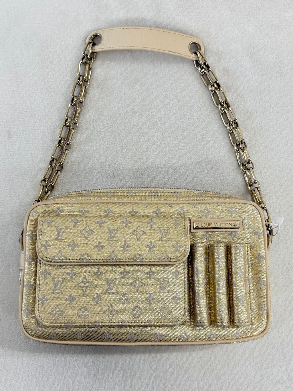 LOUIS VUITTON Satin Monogram Shoulderbag