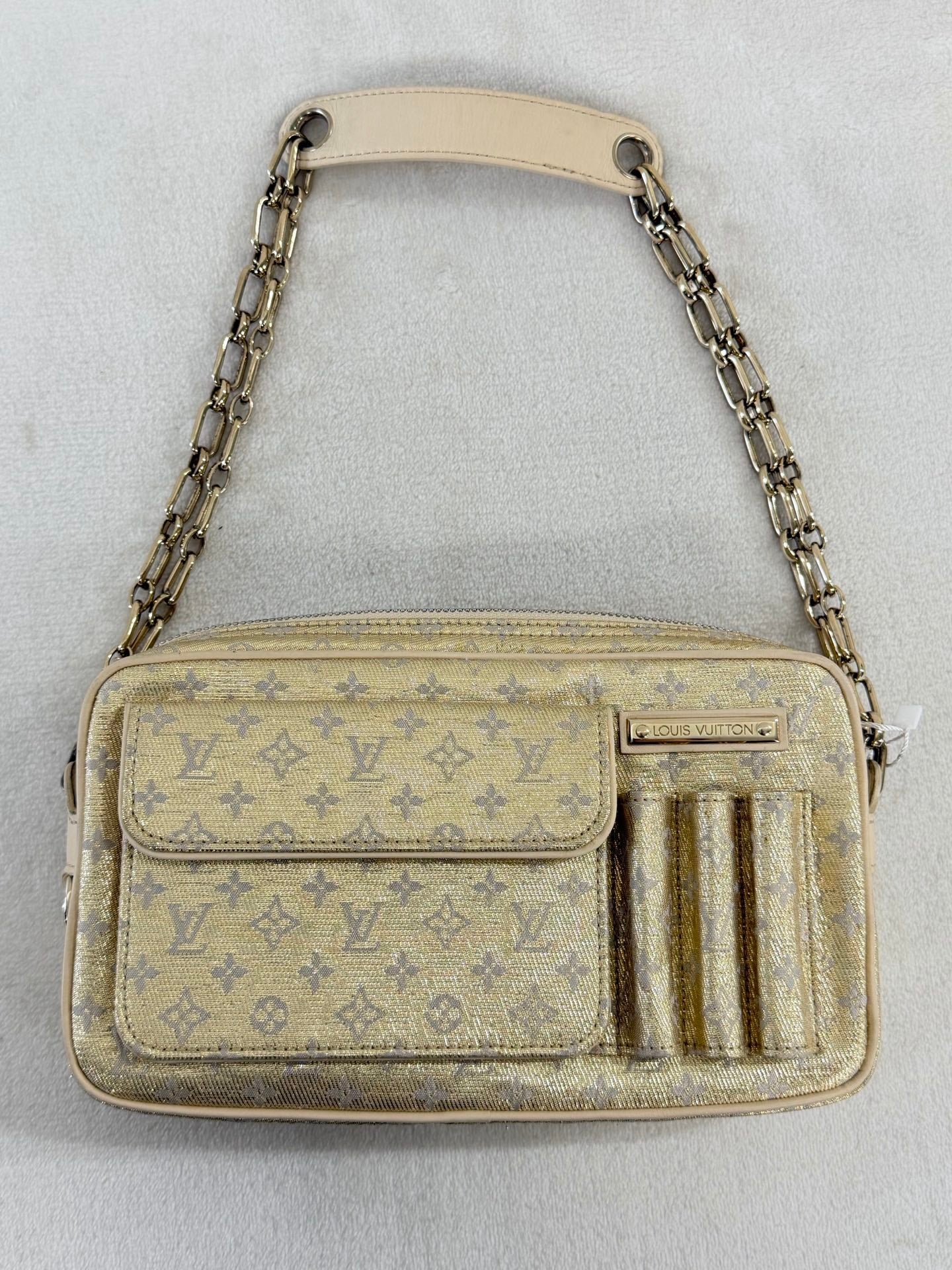 LOUIS VUITTON Satin Monogram Shoulderbag