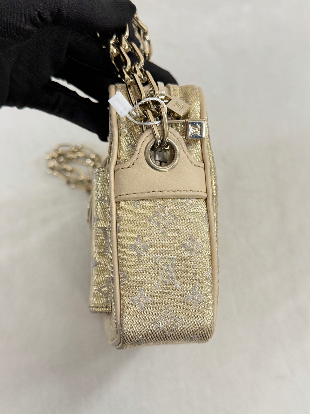 LOUIS VUITTON Satin Monogram Shoulderbag
