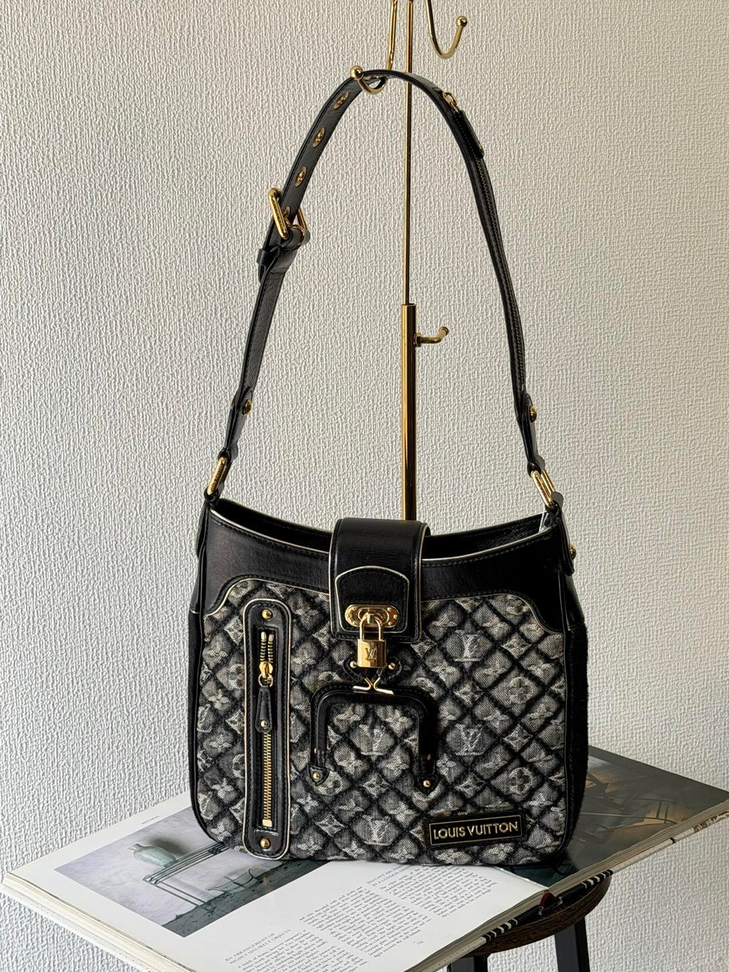 LOUIS VUITTON Monogram Denim Shoulderbag