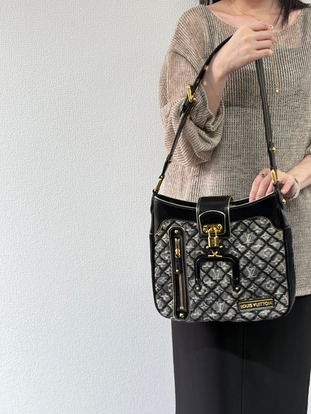 LOUIS VUITTON Monogram Denim Shoulderbag