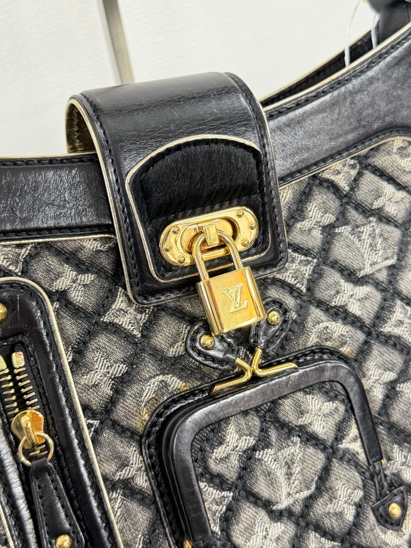 LOUIS VUITTON Monogram Denim Shoulderbag