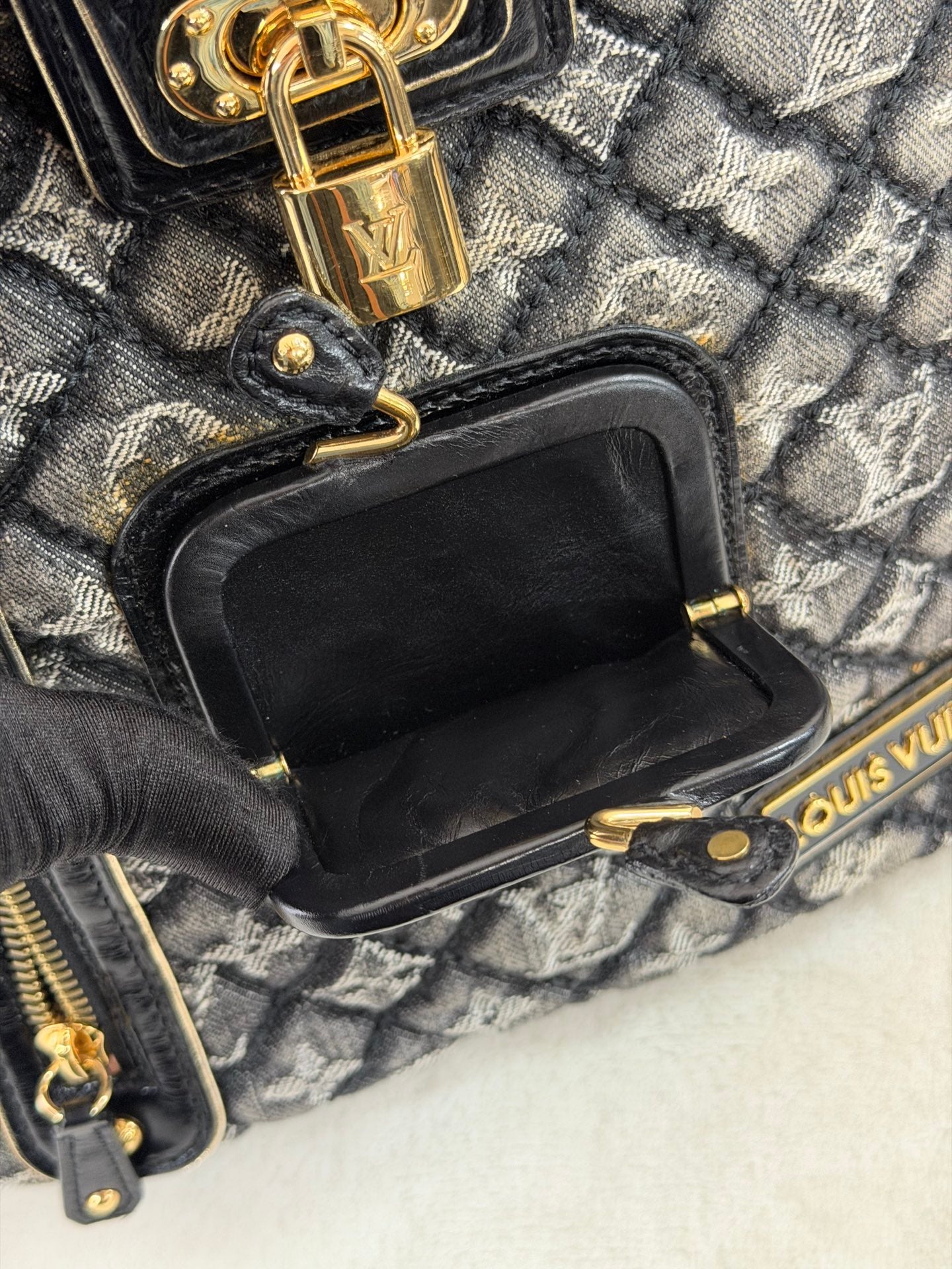 LOUIS VUITTON Monogram Denim Shoulderbag