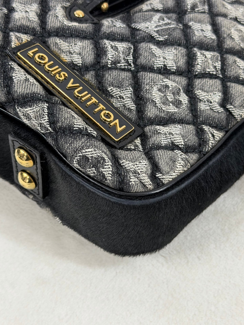 LOUIS VUITTON Monogram Denim Shoulderbag