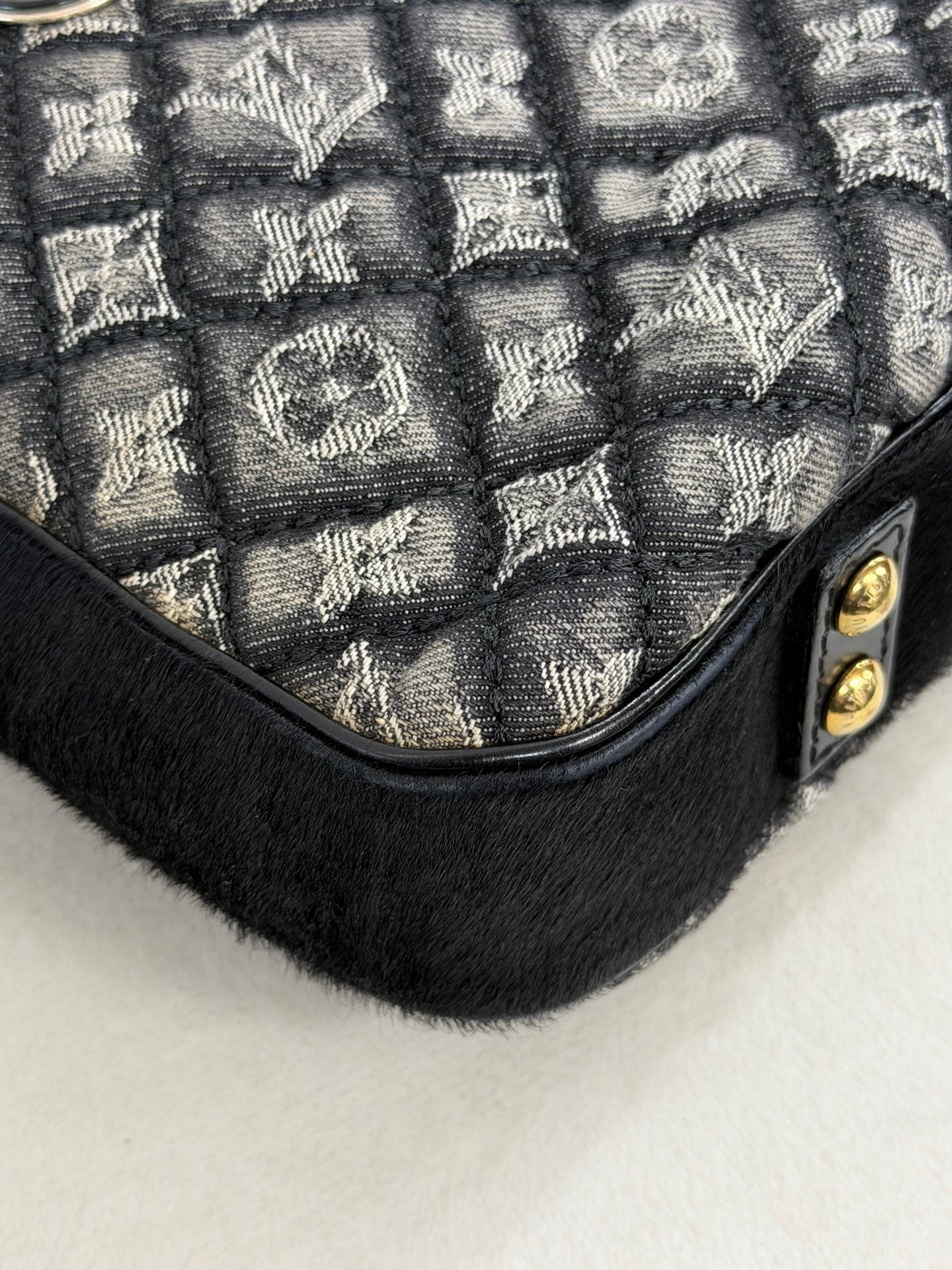 LOUIS VUITTON Monogram Denim Shoulderbag