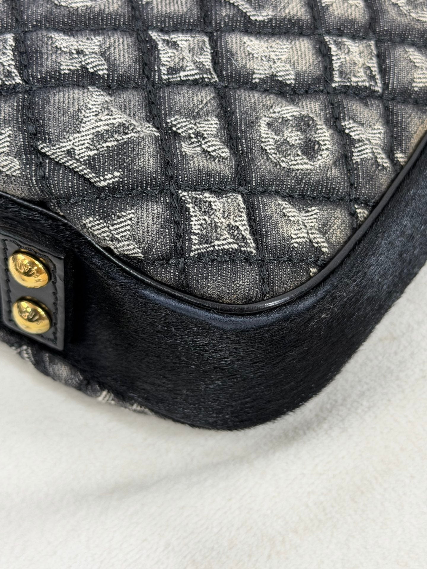LOUIS VUITTON Monogram Denim Shoulderbag