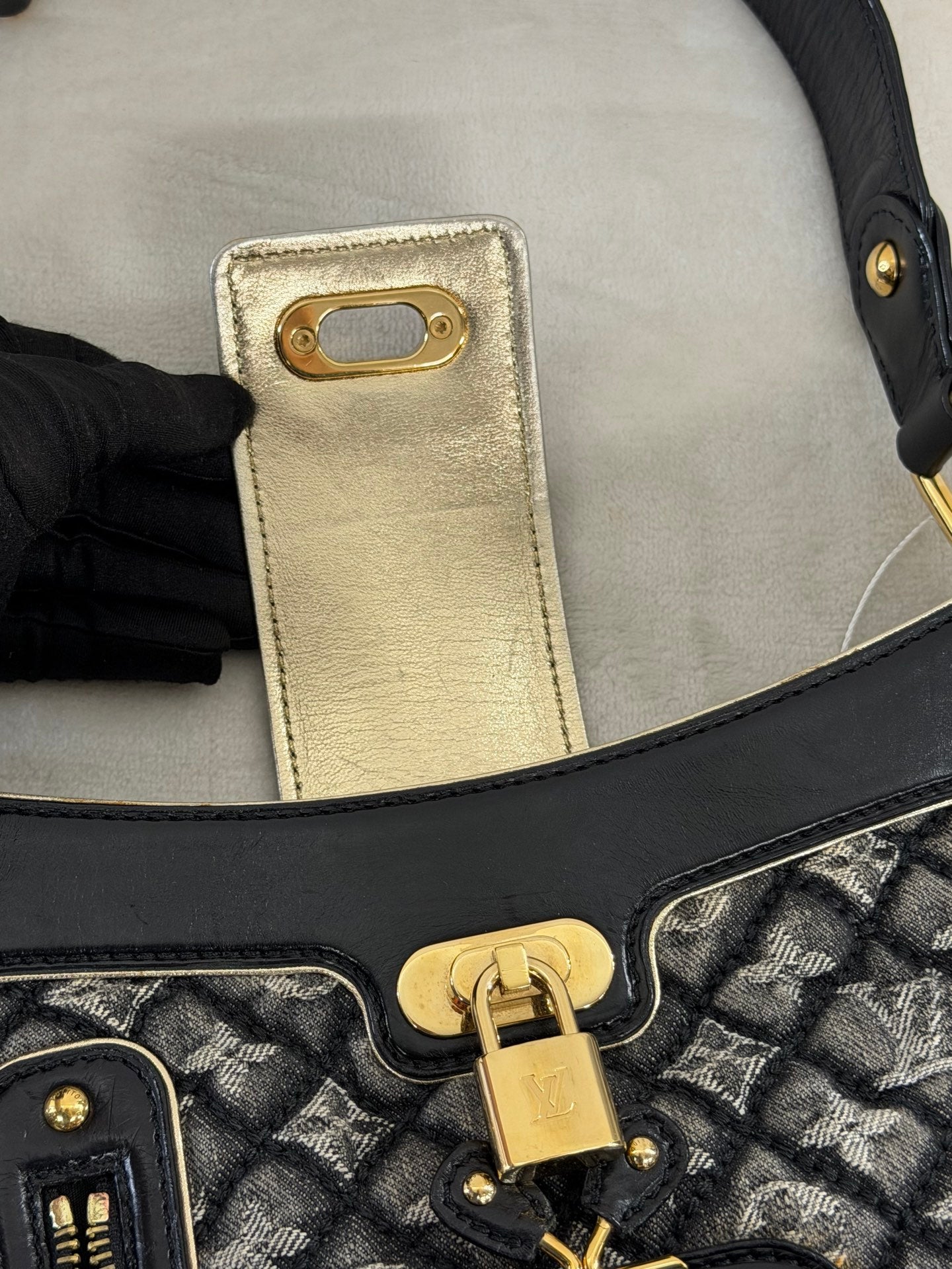 LOUIS VUITTON Monogram Denim Shoulderbag